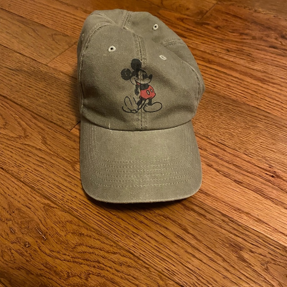 Disney olive Green hat